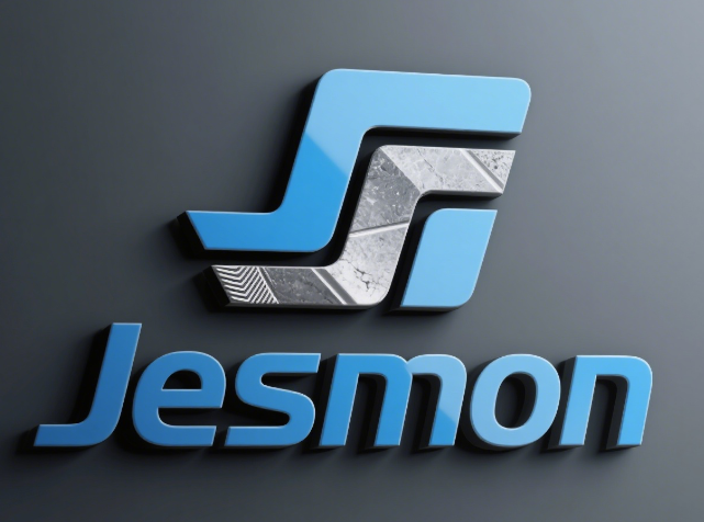 我需要公司名称：杰斯曼，英文名：Jesmon，材料公司，围绕英文名设计logo